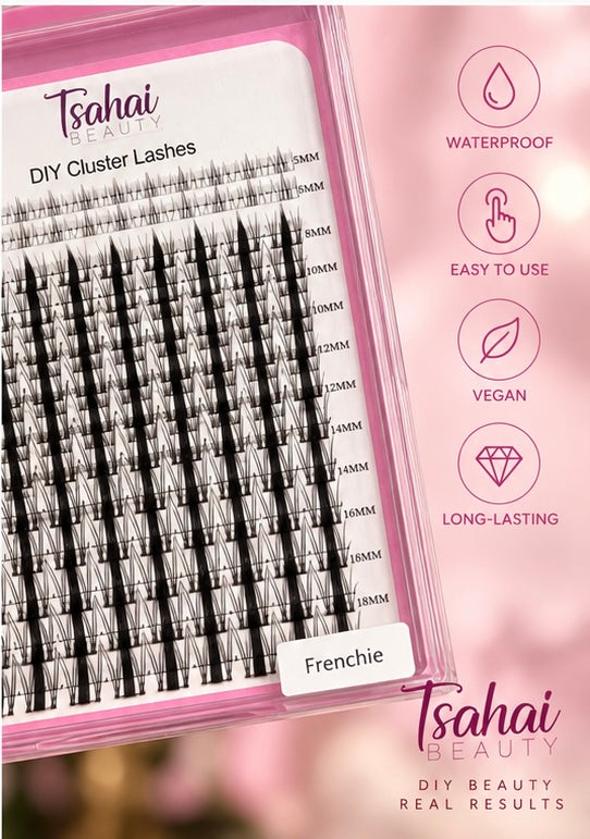 Lash Clusters: Frenchie set