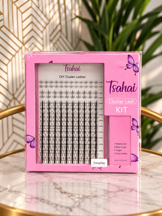Lash Clusters: Frenchie set